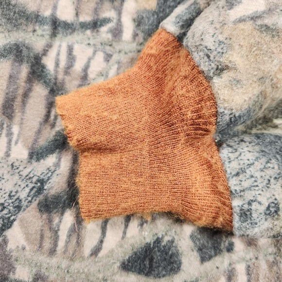 Vintage Mossy Oak Camo Jacket 2XL Breakup Full Zip Bomber Hunting Pockets USA - Picture 8 of 12